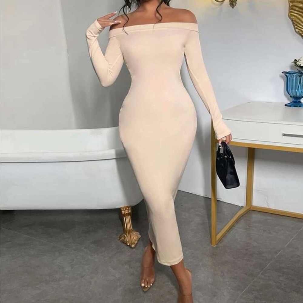 Off Shoulder Bodycon Dress
